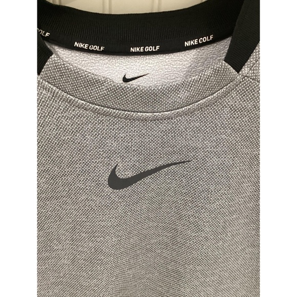 Nike Golf Gray‎ Men's Dri-Fit Crew Neck Long-Sleeve Shirt Small - Picture 3 of 12